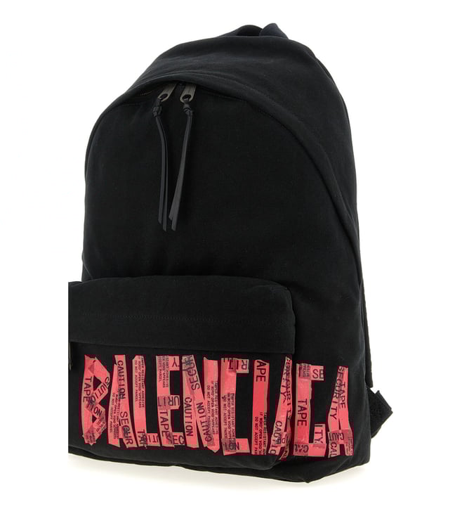 Balenciaga Black Tape Type Backpack