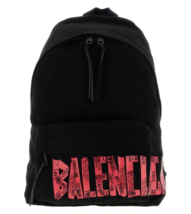 Balenciaga Black Tape Type Backpack